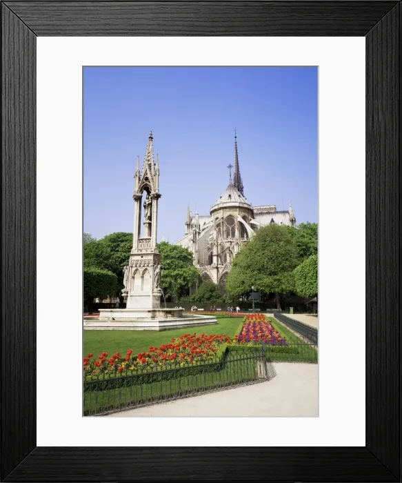 Framed Print : Notre Dame Cathedral, Paris, France, Europe Framed Print : Notre Dame Cathedral, Paris, France, Europe