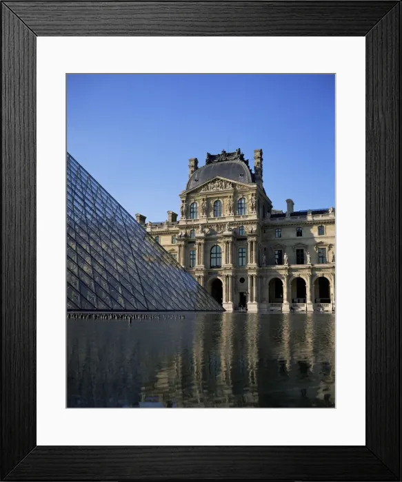 Framed Print : The Louvre, Paris, France, Europe Framed Print : The Louvre, Paris, France, Europe