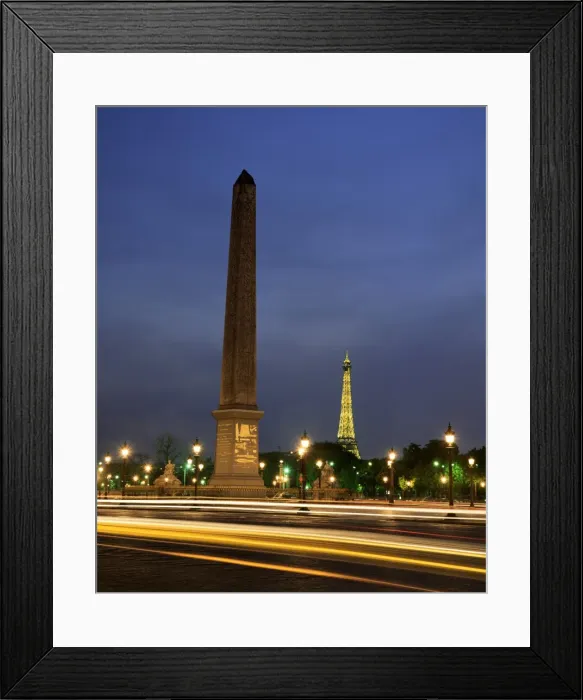 Framed Print : Place de la Concorde, Paris, France, Europe Framed Print : Place de la Concorde, Paris, France, Europe