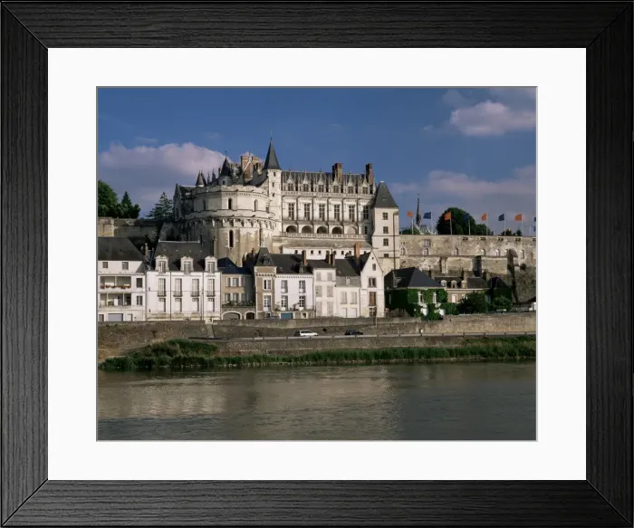 Framed Print : Chateau at Amboise, UNESCO World Heritage Site, Indre-et-Loire, Loire Valley