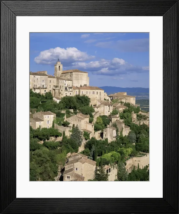 Framed Print : Gordes, Vaucluse, Provence, France, Europe Framed Print : Gordes, Vaucluse, Provence, France, Europe