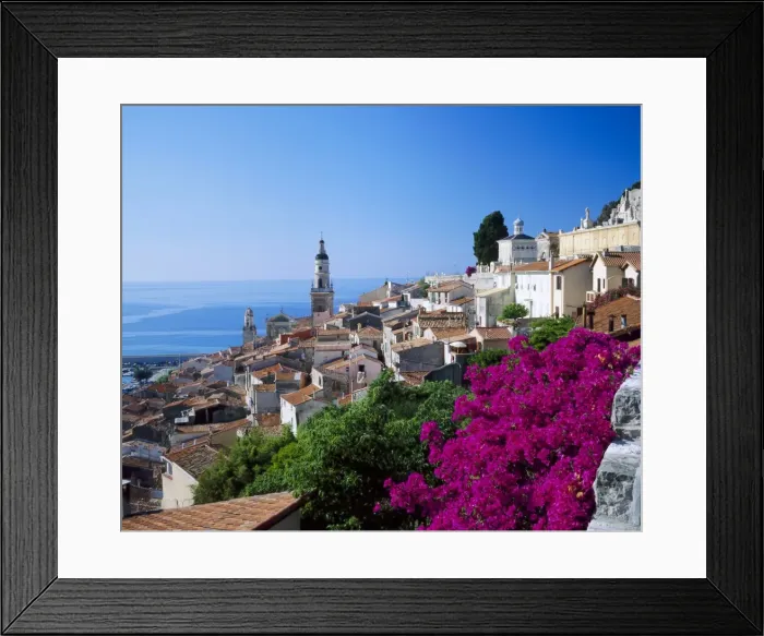 Framed Print : Menton old town, Provence, France Framed Print : Menton old town, Provence, France