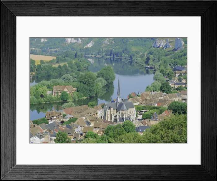 Framed Print : Les Andelys on the River Seine, Haute Normandie (Normandy), France, Europe Framed Print : Les Andelys on the River Seine, Haute Normandie (Normandy), France, Europe