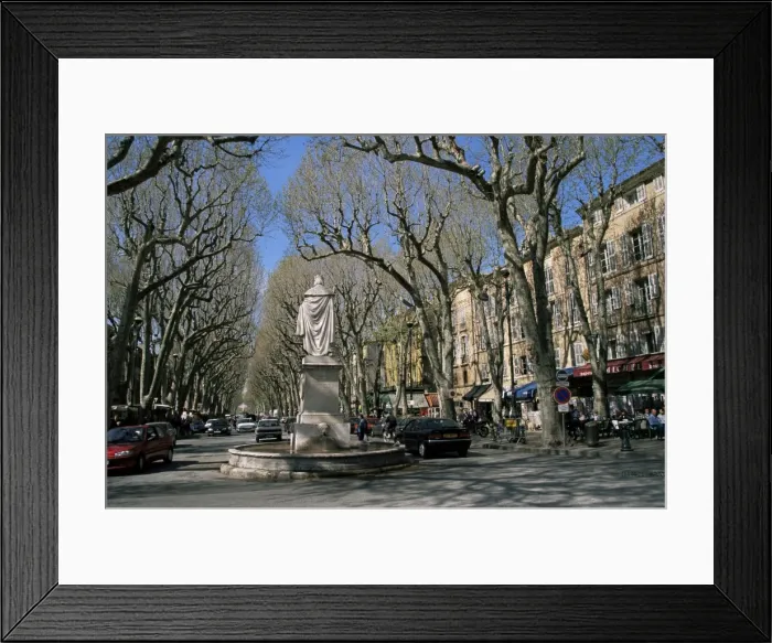 Framed Print : Cours Mirabeau, Aix-en-Provence, Bouches du Rhone, Provence, France, Europe Framed Print : Cours Mirabeau, Aix-en-Provence, Bouches du Rhone, Provence, France, Europe