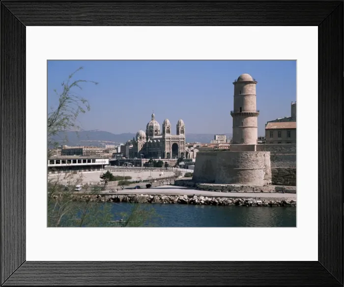 Framed Print : Fort St. Jean and Cathedrale de la Major, Marseille, Bouches-du-Rhone, Provence Framed Print : Fort St. Jean and Cathedrale de la Major, Marseille, Bouches-du-Rhone, Provence