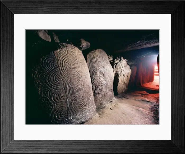 Framed Print : Passage in grave, gavrinis, Carnac, Brittany, France, Europe Framed Print : Passage in grave, gavrinis, Carnac, Brittany, France, Europe