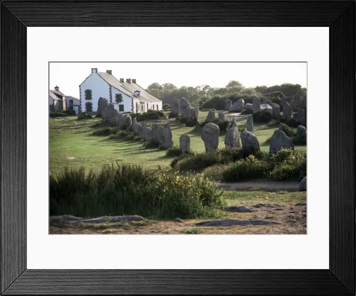 Framed Print : Lines of Menec, Carnac, Brittany, France, Europe Framed Print : Lines of Menec, Carnac, Brittany, France, Europe