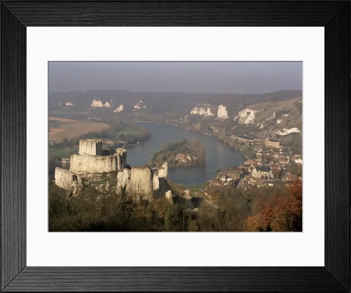 Framed Print : Chateau Gaillard and River Seine, Les Andelys, Haute Normandie (Normandy), France, Europe Framed Print : Chateau Gaillard and River Seine, Les Andelys, Haute Normandie (Normandy), France, Europe