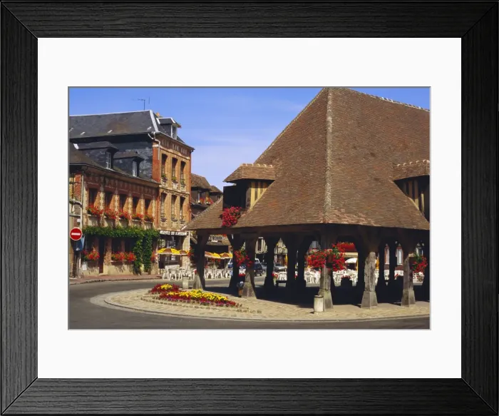 Framed Print : Market square, Lyons la Foret, Haute Normandy, France, Europe Framed Print : Market square, Lyons la Foret, Haute Normandy, France, Europe