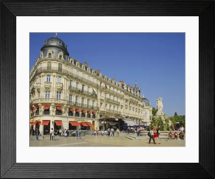 Framed Print : Place de la Comedie, Montpellier, France, Europe Framed Print : Place de la Comedie, Montpellier, France, Europe