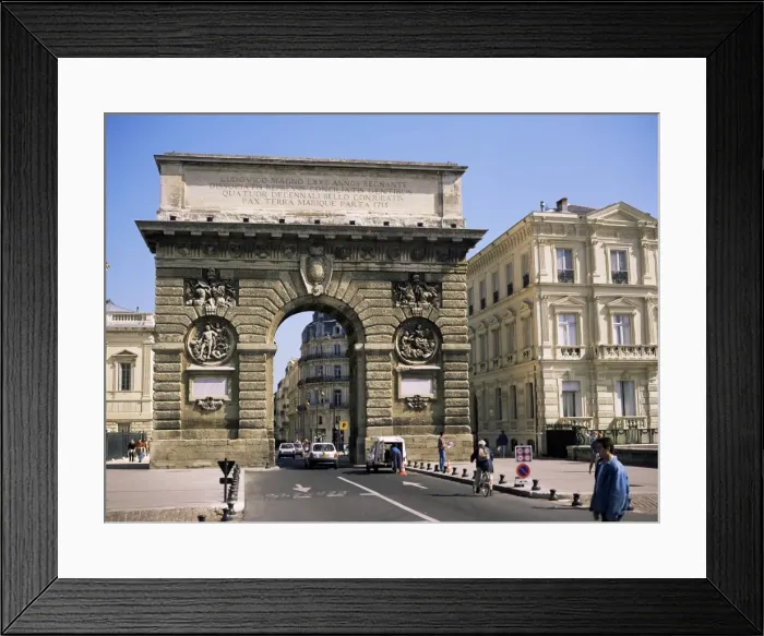 Framed Print : Arc de Triomphe, Montpellier, Herault, Languedoc Roussillon, France, Europe Framed Print : Arc de Triomphe, Montpellier, Herault, Languedoc Roussillon, France, Europe