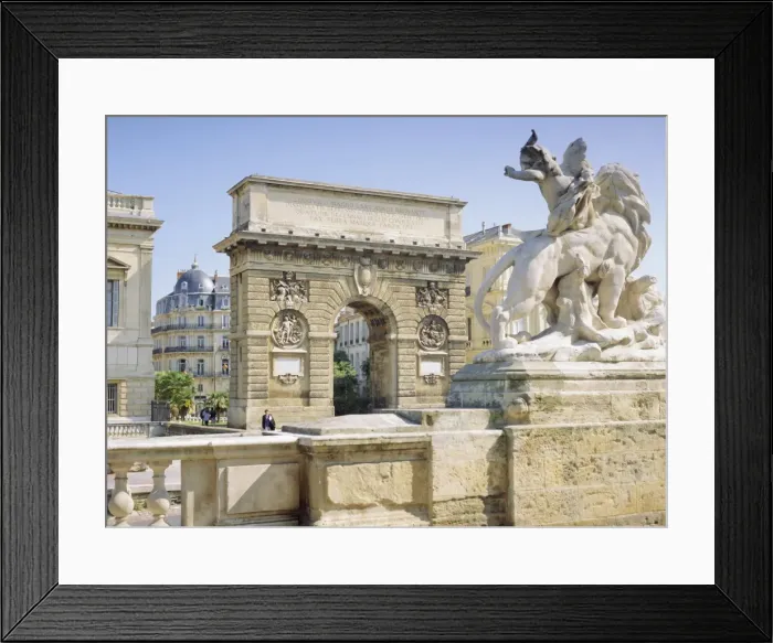 Framed Print : Ard de Triomphe, Montpellier, Languedoc, France, Europe Framed Print : Ard de Triomphe, Montpellier, Languedoc, France, Europe