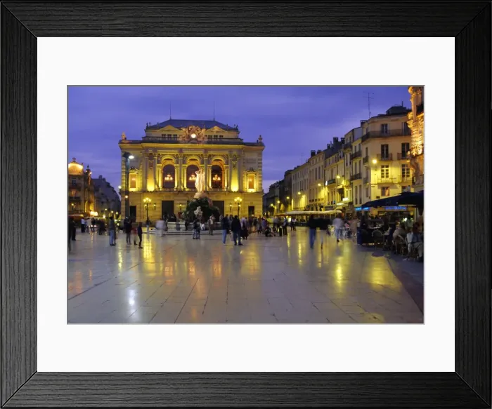 Framed Print : Place de la Comedie, Montpellier, Herault, Languedoc, France, Europe Framed Print : Place de la Comedie, Montpellier, Herault, Languedoc, France, Europe