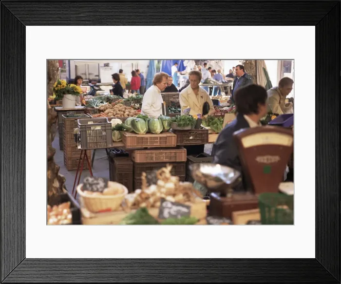 Framed Print : Market in Place Richelme, Aix en Provence, Bouches du Rhone, Provence, France, Europe Framed Print : Market in Place Richelme, Aix en Provence, Bouches du Rhone, Provence, France, Europe