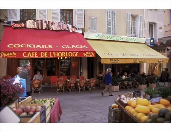 Cafe, Aix-en-Provence, Bouches-du-Rhone, Provence, France, Europe