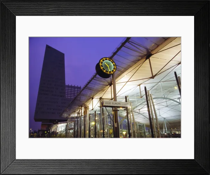 Framed Print : Lille Rail Station, Lille, France, Europe Framed Print : Lille Rail Station, Lille, France, Europe