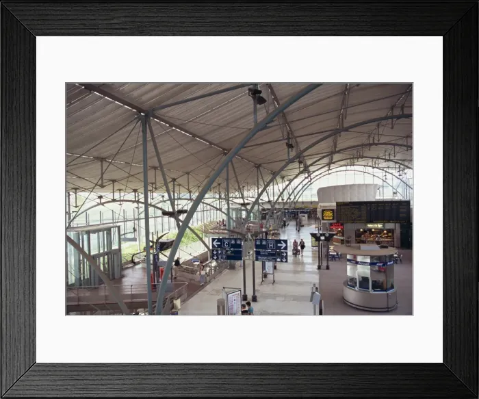 Framed Print : Rail Station, Lille, Nord Pas de Calais, France, Europe Framed Print : Rail Station, Lille, Nord Pas de Calais, France, Europe