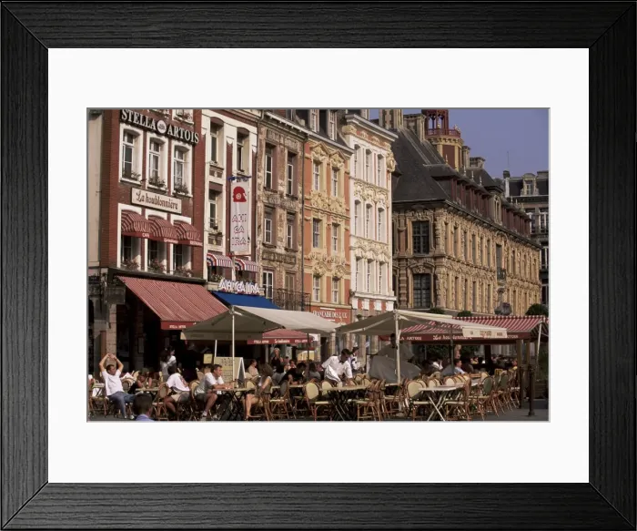 Framed Print : Grand Place, Lille, Nord, France, Europe Framed Print : Grand Place, Lille, Nord, France, Europe