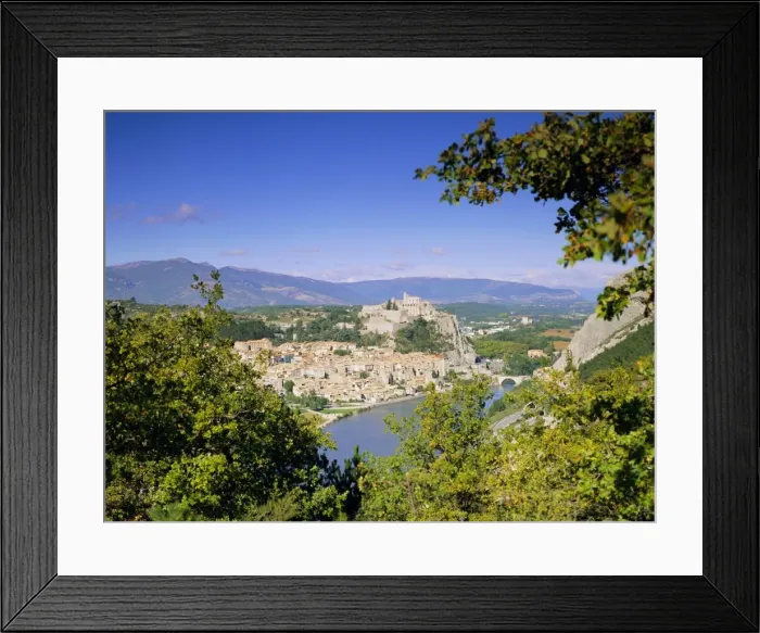 Framed Print : Sisteron, Provence, France, Europe Framed Print : Sisteron, Provence, France, Europe