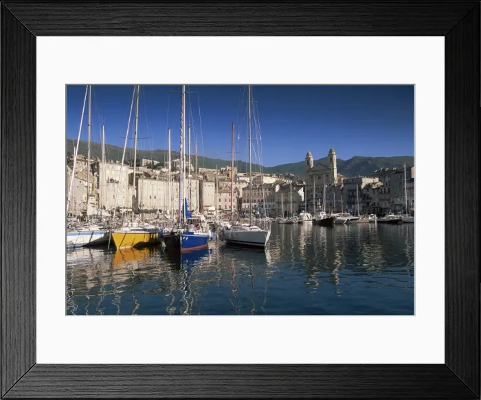 Framed Print : The harbour, Bastia, Corsica, France, Mediterranean, Europe Framed Print : The harbour, Bastia, Corsica, France, Mediterranean, Europe