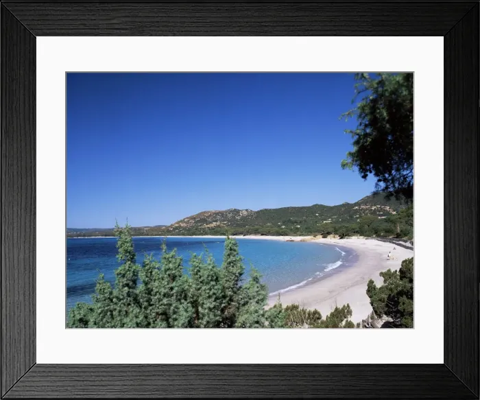 Framed Print : Palombaggia beach, Porto Vecchio, Corsica, France, Mediterranean, Europe Framed Print : Palombaggia beach, Porto Vecchio, Corsica, France, Mediterranean, Europe