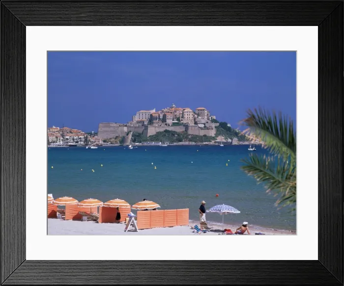 Framed Print : Calvi, Corsica, France, Mediterranean, Europe Framed Print : Calvi, Corsica, France, Mediterranean, Europe