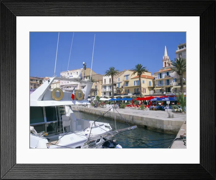 Framed Print : Waterfront, Calvi, island of Corsica, France, Mediterranean, Europe Framed Print : Waterfront, Calvi, island of Corsica, France, Mediterranean, Europe