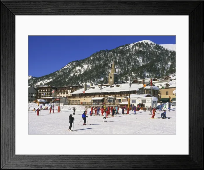 Framed Print : Mongenevre ski resort, Rhone Alpes, France, Europe Framed Print : Mongenevre ski resort, Rhone Alpes, France, Europe