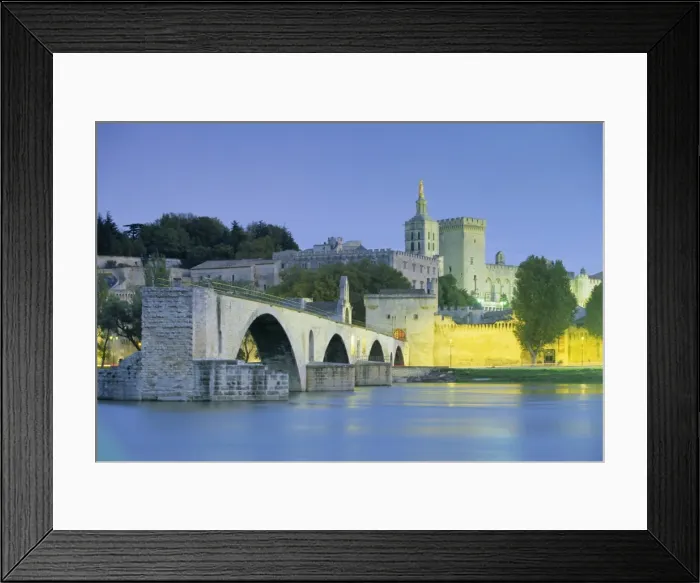 Framed Print : Palais des Papes (Papal palace) and River Rhone, Avignon, Vaucluse, Provence Framed Print : Palais des Papes (Papal palace) and River Rhone, Avignon, Vaucluse, Provence