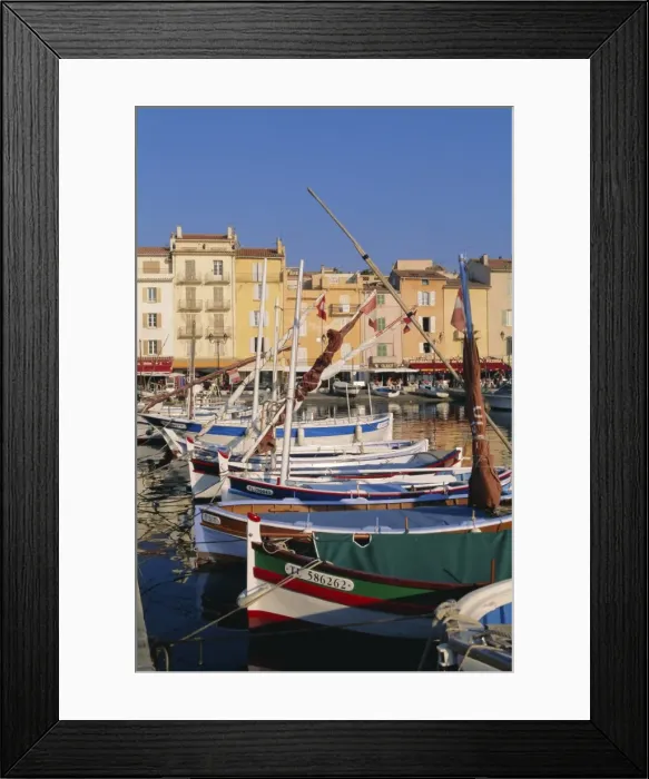 Framed Print : St. Tropez, Cote d Azur, Provence, France, Europe Framed Print : St. Tropez, Cote d Azur, Provence, France, Europe