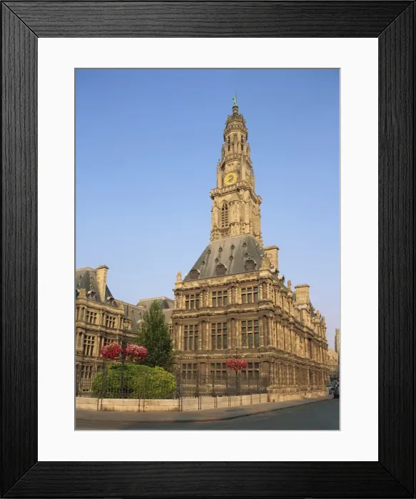 Framed Print : The town hall and belfry in the town of Arras in the Artois region, Nord Pas de Calais Framed Print : The town hall and belfry in the town of Arras in the Artois region, Nord Pas de Calais