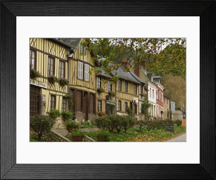 Framed Print : Architecture of Le Bec Hellouin, Haute Normandie, France, Europe Framed Print : Architecture of Le Bec Hellouin, Haute Normandie, France, Europe
