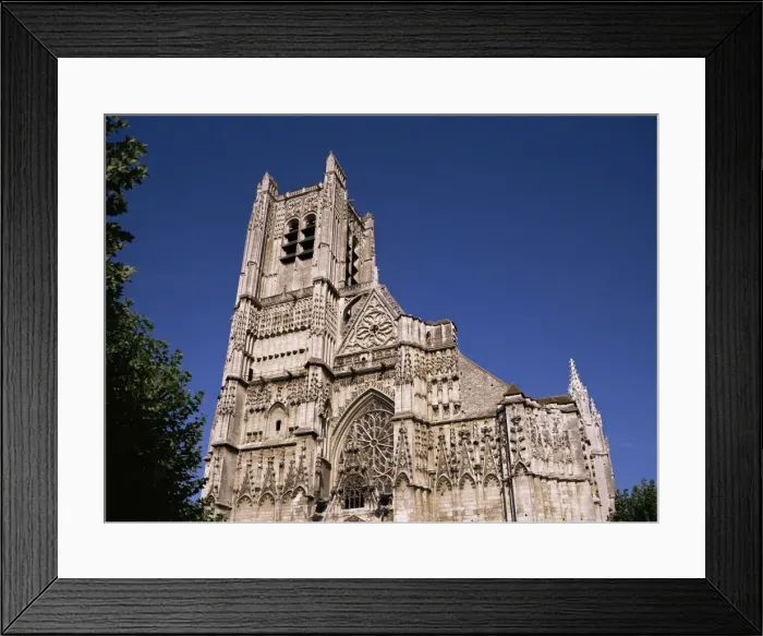 Framed Print : Cathedral of St. Stephen, Auxerre, Burgundy, France, Europe Framed Print : Cathedral of St. Stephen, Auxerre, Burgundy, France, Europe