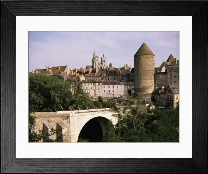 Framed Print : Semur-en-Auxois, Burgundy, France, Europe Framed Print : Semur-en-Auxois, Burgundy, France, Europe