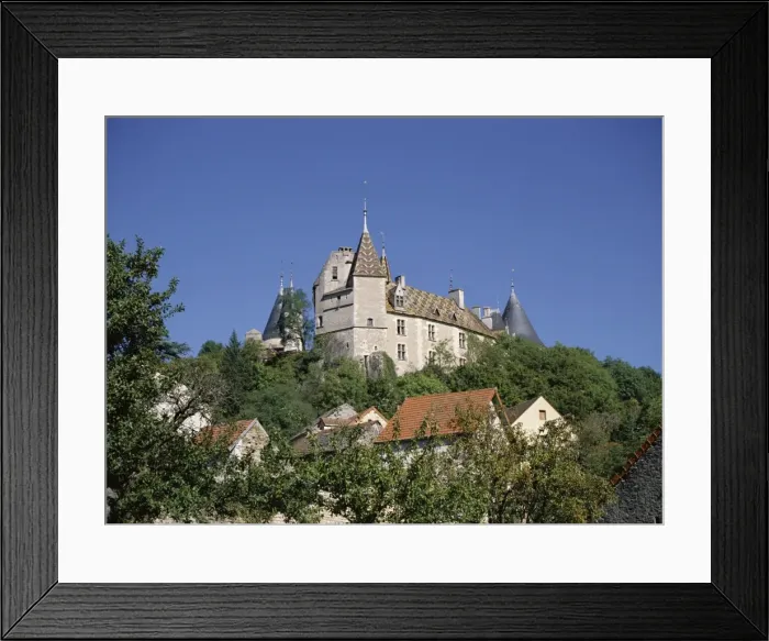 Framed Print : Chateau de Rochepot, near Beaune, Bourgogne (Burgundy), France, Europe Framed Print : Chateau de Rochepot, near Beaune, Bourgogne (Burgundy), France, Europe