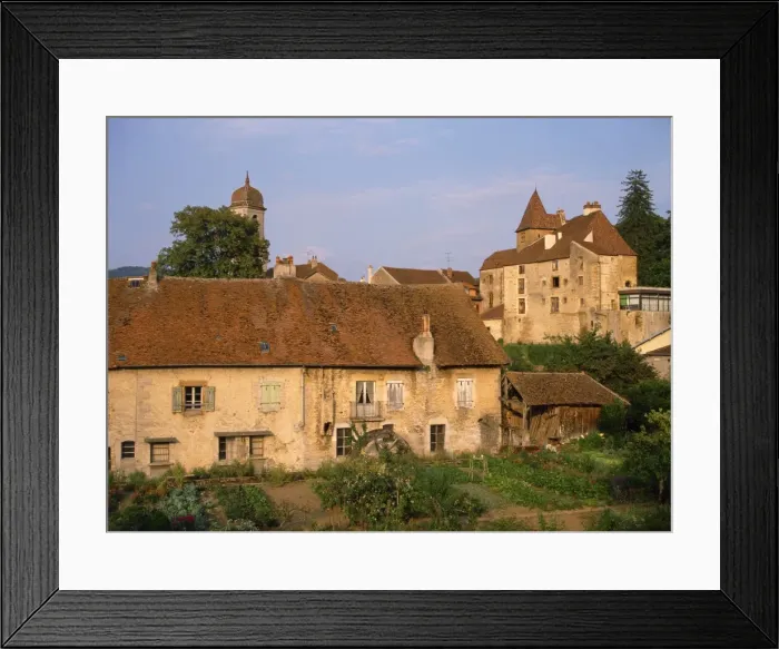Framed Print : Old stone houses in Arbois, a town associated with Pasteur, where some of the best Jura wines are grown, in Franche-Comte Framed Print : Old stone houses in Arbois, a town associated with Pasteur, where some of the best Jura wines are grown, in Franche-Comte