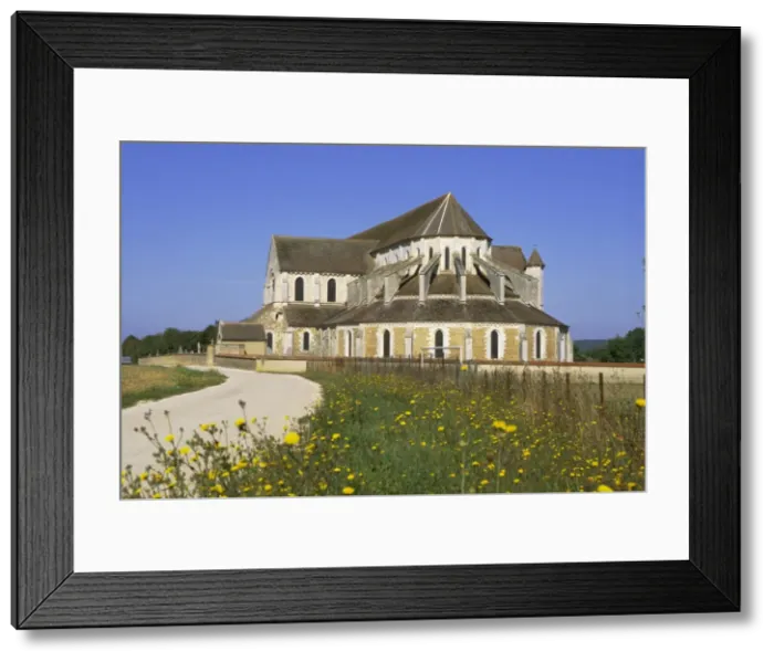 Framed Print : Pontigny Abbey, Bourgogne (Burgundy), France, Europe Framed Print : Pontigny Abbey, Bourgogne (Burgundy), France, Europe