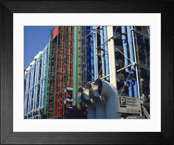 Framed Print : Exterior detail of the Pompidou Centre, Beaubourg, Paris, France, Europe Framed Print : Exterior detail of the Pompidou Centre, Beaubourg, Paris, France, Europe