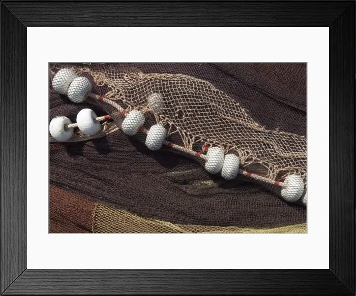 Framed Print : Fishing nets, Saint Jean de Luz (St. -Jean-de-Luz), Basque country, Pyrenees-Atlantiques Framed Print : Fishing nets, Saint Jean de Luz (St. -Jean-de-Luz), Basque country, Pyrenees-Atlantiques