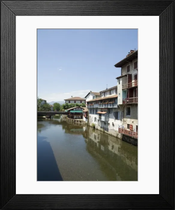 Framed Print : Saint Jean Pied de Port (St. -Jean-Pied-de-Port), Basque country, Pyrenees-Atlantiques Framed Print : Saint Jean Pied de Port (St. -Jean-Pied-de-Port), Basque country, Pyrenees-Atlantiques