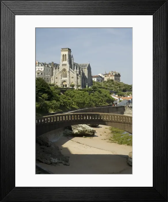 Framed Print : Church, Biarritz, Basque country, Pyrenees-Atlantiques, Aquitaine, France, Europe Framed Print : Church, Biarritz, Basque country, Pyrenees-Atlantiques, Aquitaine, France, Europe
