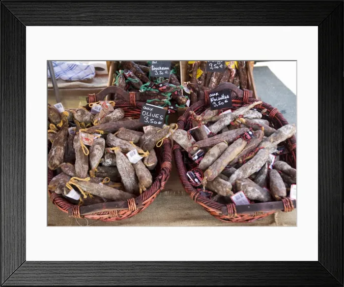 Framed Print : Monday Market at St. Jean Pied de Port, Basque country, Pyrenees-Atlantiques Framed Print : Monday Market at St. Jean Pied de Port, Basque country, Pyrenees-Atlantiques