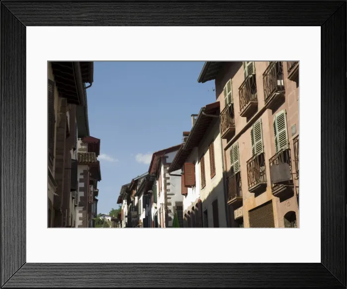 Framed Print : St. Jean Pied de Port, Basque country, Pyrenees-Atlantiques, Aquitaine, France, Europe Framed Print : St. Jean Pied de Port, Basque country, Pyrenees-Atlantiques, Aquitaine, France, Europe