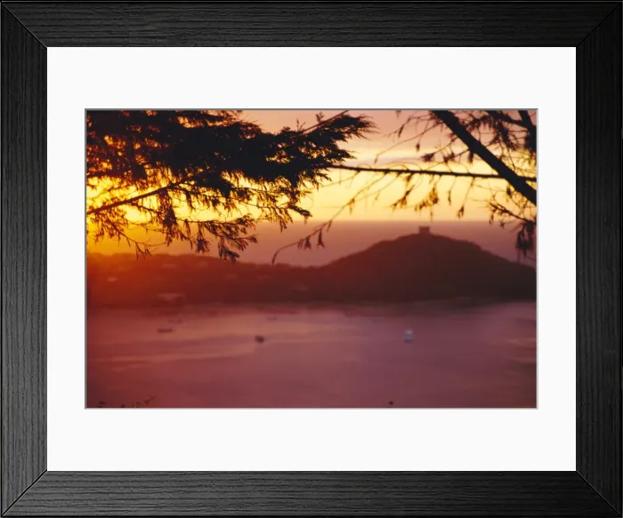 Framed Print : Sunset, Corsica, France Framed Print : Sunset, Corsica, France
