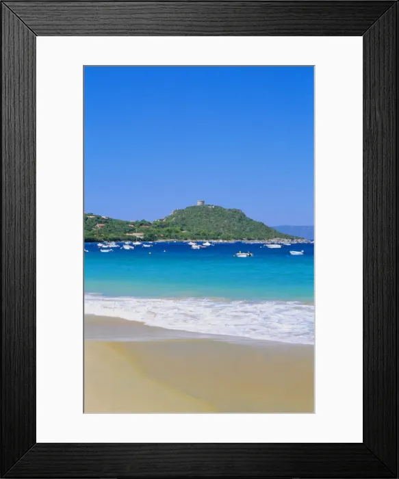 Framed Print : Campo Moro, Beach, Corsica, France Framed Print : Campo Moro, Beach, Corsica, France