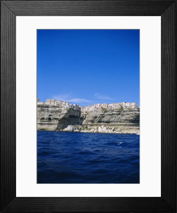 Framed Print : Bonifacio, Corsica, France Framed Print : Bonifacio, Corsica, France