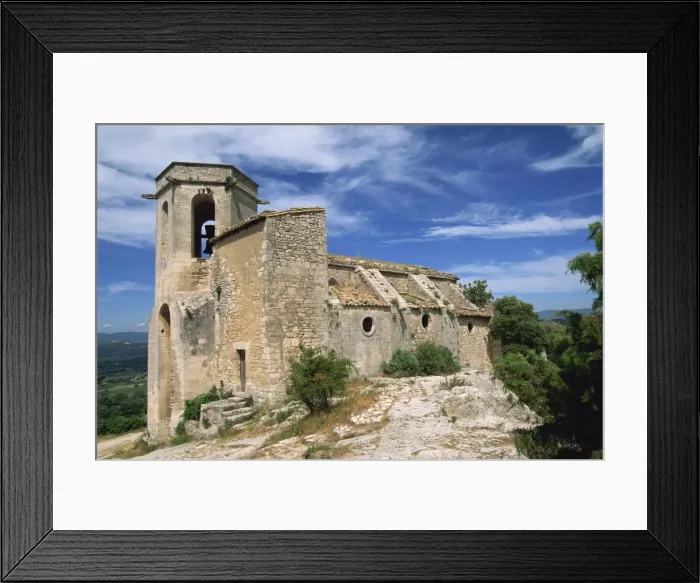 Framed Print : The 13th century church in the village of Oppede le Vieux, in the Luberon Framed Print : The 13th century church in the village of Oppede le Vieux, in the Luberon