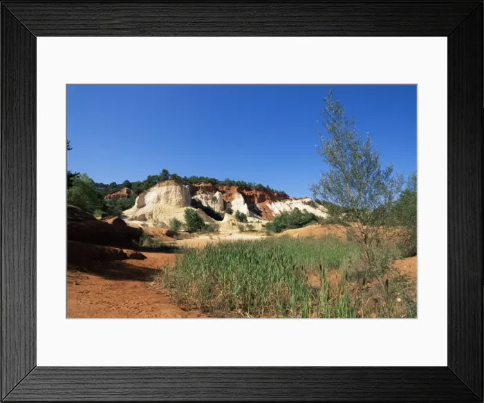 Framed Print : Colorado de Rustrel, Luberon, Provence, France, Europe Framed Print : Colorado de Rustrel, Luberon, Provence, France, Europe