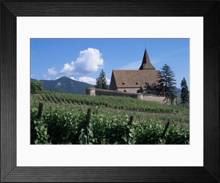 Framed Print : Hunawihr, Alsace, France, Europe Framed Print : Hunawihr, Alsace, France, Europe