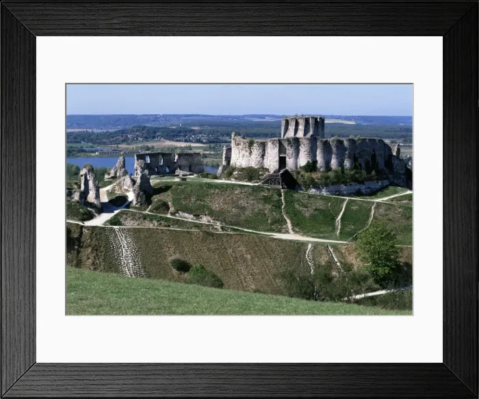 Framed Print : Chateau Gaillard, Les Andelys, Haute Normandie (Normandy), France, Europe Framed Print : Chateau Gaillard, Les Andelys, Haute Normandie (Normandy), France, Europe